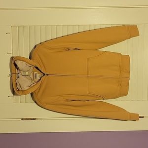 LLBEAN hooded sherpa lined sweatshirt size XS
